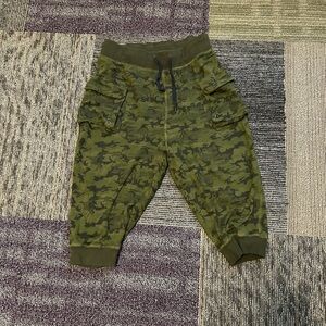 2xist Green Camouflage Joggers Sweat shorts